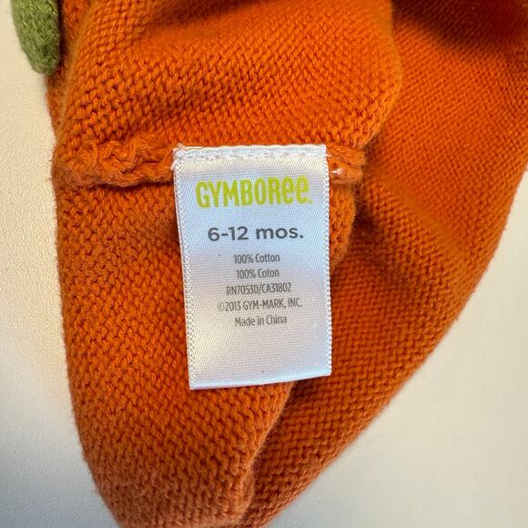 Gymboree Pumpkin Hat 6-12mo. Orange Halloween Fall Autumn - Picture 3 of 3